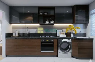 Apartamento com 2 dorms, suíte e varanda gourmet próximo ao parque vicentino aranha