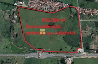 Área à venda, 495000 m² por r$ 42.100.000,00 - loteamento joão tamborindeguy fernandes - pindamonha