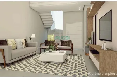 Sobrado com 3 dormitórios à venda, 255 m² por r$ 1.490.000,00 - condomínio vivva jacareí - jacareí/