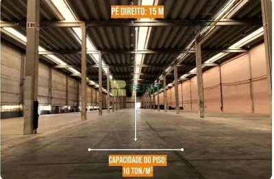 Galpão para alugar, 3375 m² por r$ 101.756,25/mês - eugênio de melo - são josé dos campos/sp