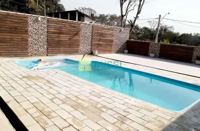 Chácara com 3 dormitórios à venda, 1290 m² por r$ 800.000,00 - veraneio ijal - jacareí/sp