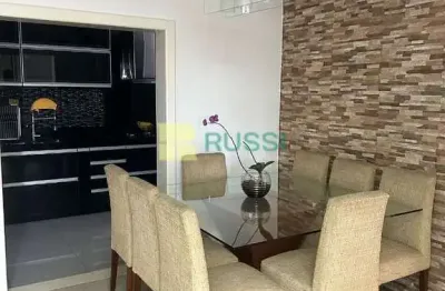 Apartamento mobiliado com 3 dorms no bosque dos eucaliptos, na avenida cidade jardim