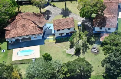 Chácara com 8 dormitórios para alugar, 5765 m² por r$ 13.420,00/mês - angola - santa branca/sp