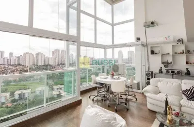 Apartamento com 2 dormitórios à venda, 133 m² por r$ 1.800.000,00 - vila ema - são josé dos campos/