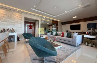 Lindo apto de luxo com 194 m², em andar alto, à venda no condomínio central park, jardim aquarius,