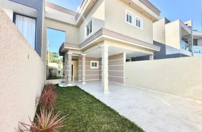 Sobrado para venda em araucária, costeira, 3 dormitórios, 3 suítes, 4 banheiros, 2 vagas