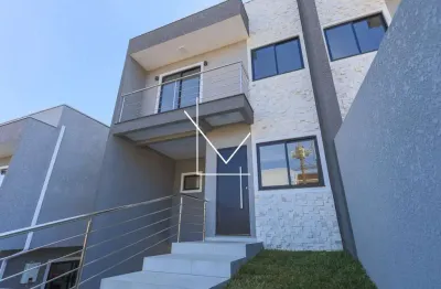Triplex para venda em araucária, estação, 3 dormitórios, 1 suíte, 4 banheiros, 3 vagas