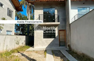 Sobrado geminado em construção à venda com 2 quartos no costeira à 250 m da lagoa, balneário barra