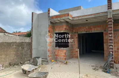 Casa semi geminada n°1 á venda, bairro salinas, balneário barra do sul, sc