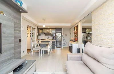 Apartamento com 3 dormitórios à venda, 75 m² por r$ 745.000,00 - portão - curitiba/pr