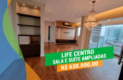 Life centro - 2 quartos - andar alto - modulados e climatização - centro