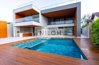 Casa em condomínio para venda em rio de janeiro, barra da tijuca, 6 dormitórios, 5 suítes, 2 banheiros, 8 vagas