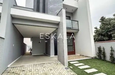 Casa geminada com 02 dormitórios + 01 suíte com close | são luís - jaraguá do sul
