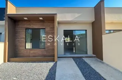 Casa geminada com 3 quartos à venda, corticeira - guaramirim