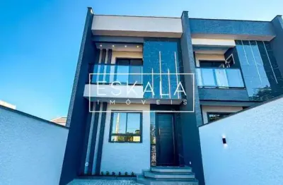 Sobrado geminado com 03 dormitórios, sendo 01 suíte - bairo amizade, guaramirim