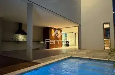 Casa em condomínio fechado à venda, 3 suítes, 6 vagas, condomínio tambóre - uberlândia/mg