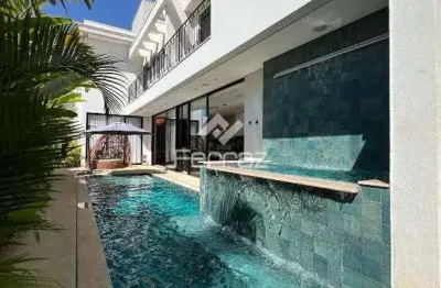 Casa em condomínio fechado à venda, 4 suítes, 4 vagas, alphaville 2 - uberlândia/mg