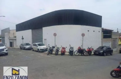 Galpão para alugar, 250 m² por r$ 8.000,00/mês - jordanópolis - são bernardo do campo/sp