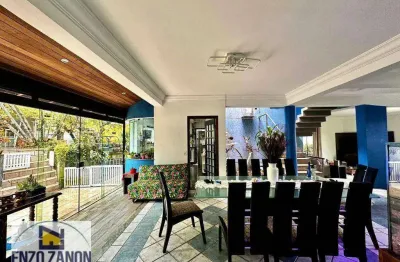 Sobrado 4 dormitórios sendo 2 suites à venda, 435 m² por r$ 3.500.000 - swiss park - são bernardo do campo/sp