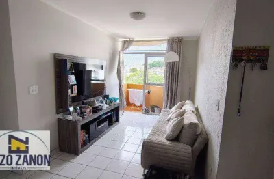 Apartamento com 59,5 m² de área útil próximo ao shopping metrópole no baeta neves. sala ampla com sacada. baixo valor de condomínio.