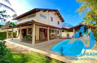 Linda casa em itamambuca com 5 dormitórios 200 metros da praia ubatuba sp