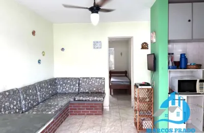 Apartamento mobiliado com 2 dormitórios na praia do perequê-açú em ubatuba sp