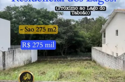 Terreno à venda no residencial dos lagos - zona sul!