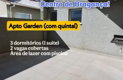 Apartamento no centro de bragança - gardem (com quintal)!!