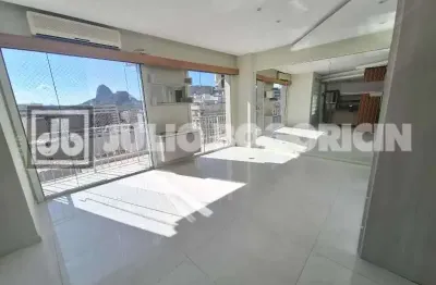 Lindo apto reformado por arquiteto,varanda,vista pão de açucar,2 quartos,suíte,vaga,