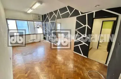 Sala comercial com 2 salas para alugar na rua barata ribeiro, copacabana, rio de janeiro, 49 m2 por r$ 2.250