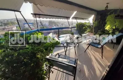 Apartamento com 4 quartos à venda na rua adolfo porto, portuguesa, rio de janeiro, 186 m2 por r$ 820.000