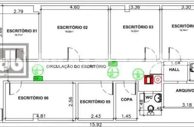 Sala comercial com 7 salas para alugar na avenida monsenhor félix, irajá, rio de janeiro, 150 m2 por r$ 5.000
