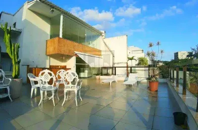 Cobertura com 4 quartos à venda na avenida comandante júlio de moura, barra da tijuca, rio de janeiro, 401 m2 por r$ 4.500.000