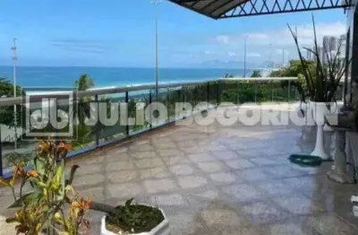 Cobertura com 4 quartos à venda na avenida lúcio costa, barra da tijuca, rio de janeiro, 858 m2 por r$ 12.000.000