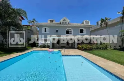 Casa em condomínio fechado com 5 quartos à venda na rua pôr do sol, barra da tijuca, rio de janeiro, 500 m2 por r$ 7.000.000
