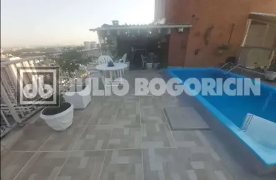 Cobertura com 5 quartos à venda na rua xingu, freguesia (jacarepaguá), rio de janeiro, 322 m2 por r$ 1.275.000