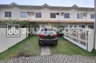 Casa em condomínio fechado com 4 quartos à venda na rua oswaldo lussac, taquara, rio de janeiro, 113 m2 por r$ 420.000
