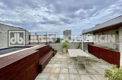 Cobertura com 4 quartos à venda na avenida general guedes da fontoura, barra da tijuca, rio de janeiro, 421 m2 por r$ 4.050.000