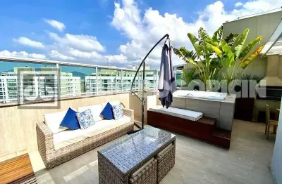 Cobertura com 3 quartos à venda na estrada benvindo de novais, recreio dos bandeirantes, rio de janeiro, 131 m2 por r$ 1.050.000