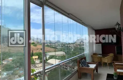 Apartamento com 3 quartos à venda na rua edgard werneck, pechincha, rio de janeiro, 126 m2 por r$ 499.000