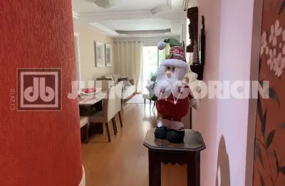 Freguesia espaçoso apartamento 3 quartos condominio com infra