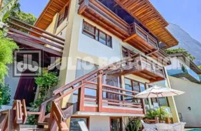 Casa em condomínio fechado com 4 quartos à venda na rua jackson de figueiredo, joá, rio de janeiro, 522 m2 por r$ 11.500.000