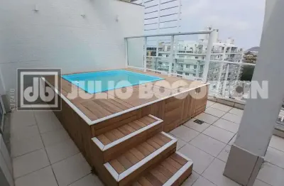 Cobertura com 3 quartos à venda na rua silvia pozzano, recreio dos bandeirantes, rio de janeiro, 183 m2 por r$ 1.150.000