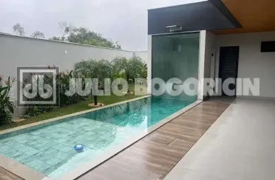 Casa em condomínio fechado com 5 quartos à venda na estrada vereador alceu de carvalho, vargem grande, rio de janeiro, 440 m2 por r$ 5.000.000