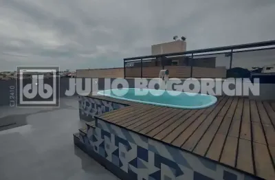 Recreio espetacular cobertura duplex 3 dormitórios, 2 suítes, lazer 3 vagas Melhor ponto do posto 10