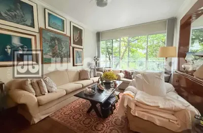 Apartamento à Venda no Leblon - 3 Quartos - Vista Livre e Lateral Mar - 2 Vagas