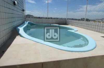 Cachambi - magnífica cobertura - varanda - 2 salas - 2 quartos (1 suíte) - terraço - 2 vagas - jbch50799