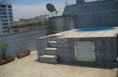 Méier - rua vilela tavares - excelente cobertura - terraço - piscina - sala - 3 quartos -  suíte - 2 vagas - jbm502130