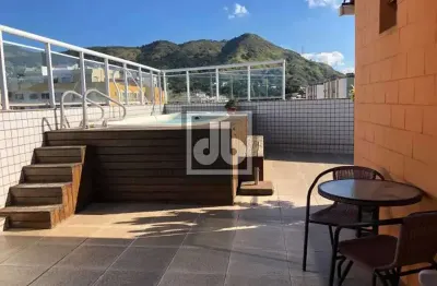 Meier - rua pedro de carvalho junto a dias da cruz - espetacular cobertura linear, exclusiva no andar - 387m² de área privativa - 4 quartos(2 suítes 1 com closet) - terraço  - piscina  - churrasqueira