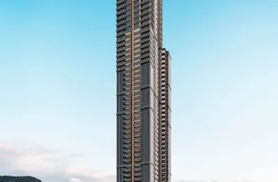 Apartamento com 4 suites ed. la rocca - ed. mais alto de itapema-sc